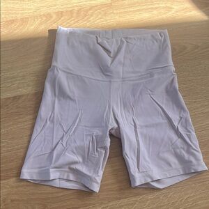 Aritizia High-Waist Bike Shorts - Light Lavender
